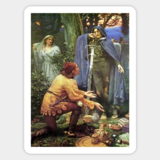 Bertuccio’s Bride - Edward Robert Hughes Sticker